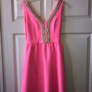 Lilly Pulitzer pink dress